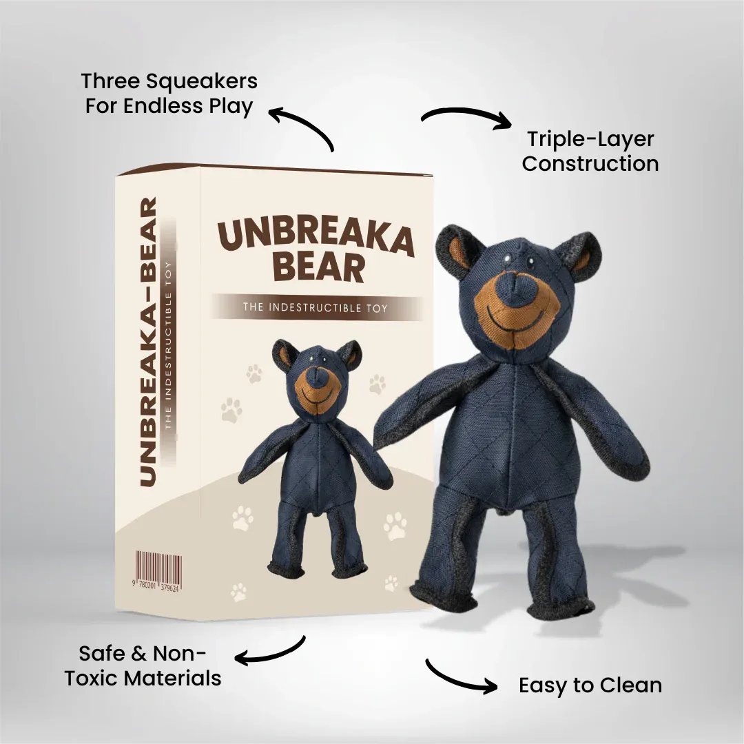 Unbreak-Bear | Indestructable Dog Chew Toy