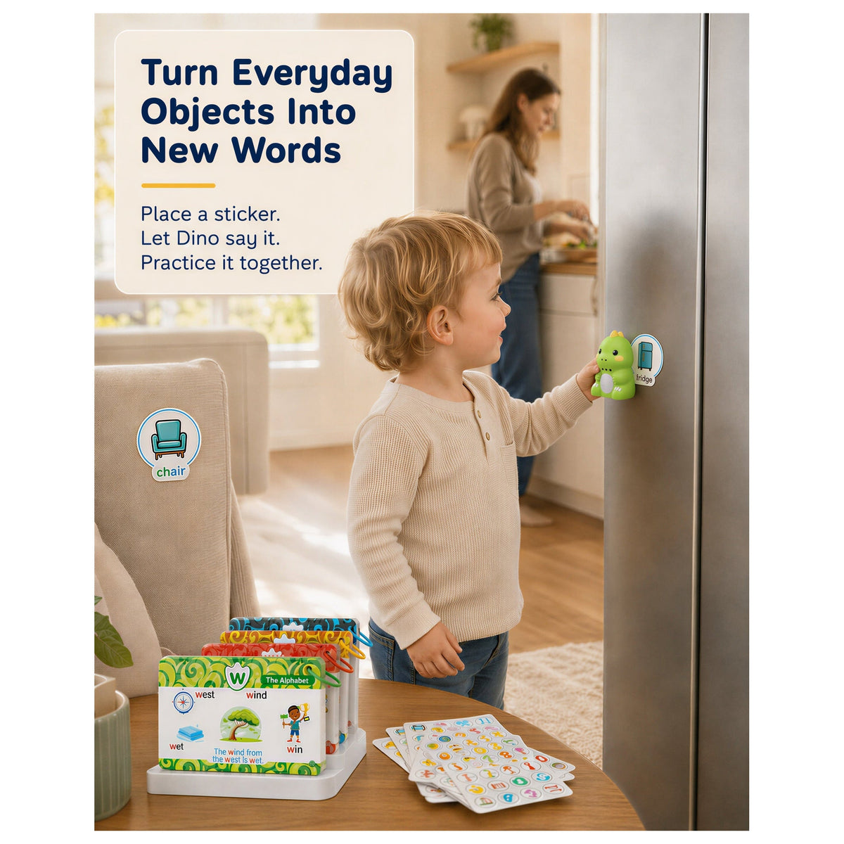 Aravelia Talking Dinosaur — Interactive Learning Cards