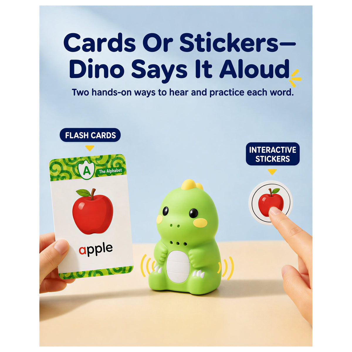 Aravelia Talking Dinosaur — Interactive Learning Cards