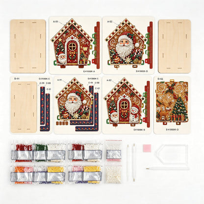 Christmas cottage DIY kit contents