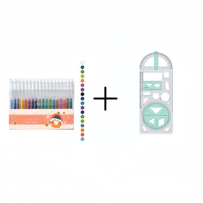 🎨 Quick-Drying Sparkle Pen Set for Cards, Planners and Scrapbooks