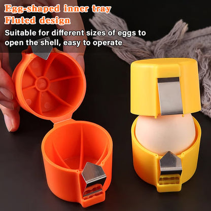 Stainless Steel Egg Opener – Crack, and Separate Easily🍳
