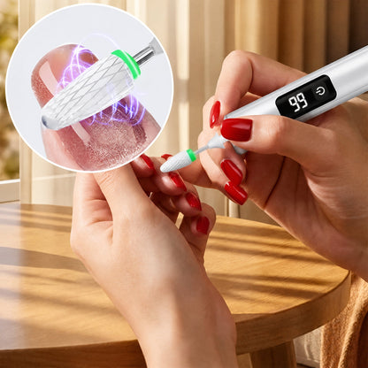Interchangeable grinding head for nail care