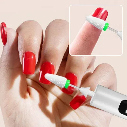 Nail shaping with ceramic attachment