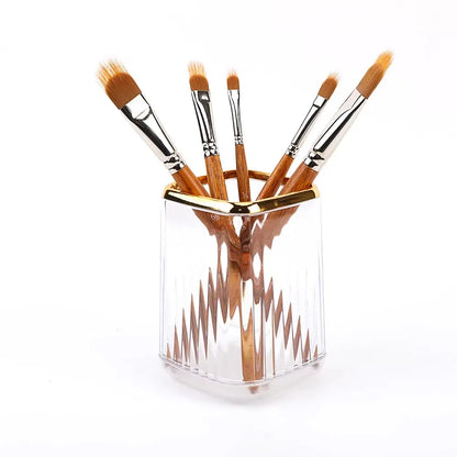 Dual-Layer Synthetic Flat Grainer Brush Set(5 PCS)