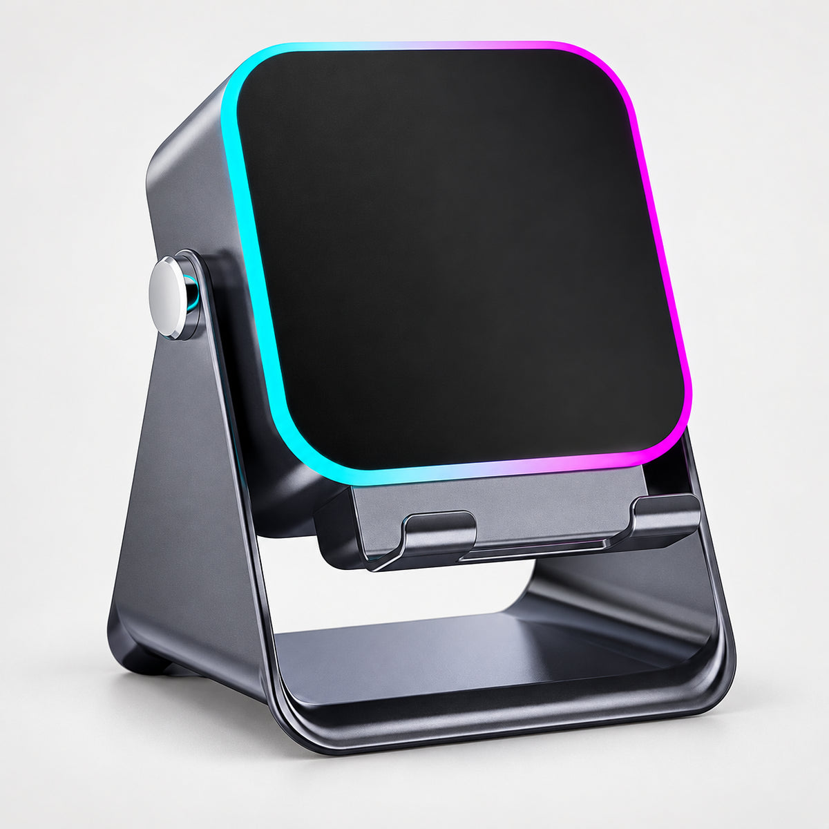 GlowDock Speaker Stand — Black