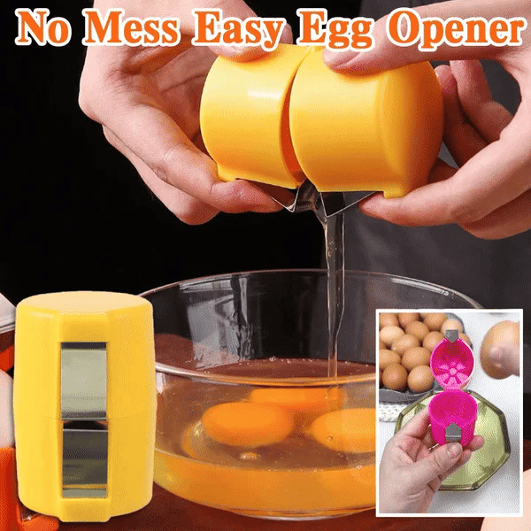 Stainless Steel Egg Opener – Crack, and Separate Easily🍳