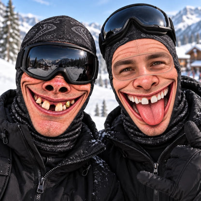 Custom Funny Ski Mask - Personalized Birthday Gifts For Ski Lovers - Powder To The People