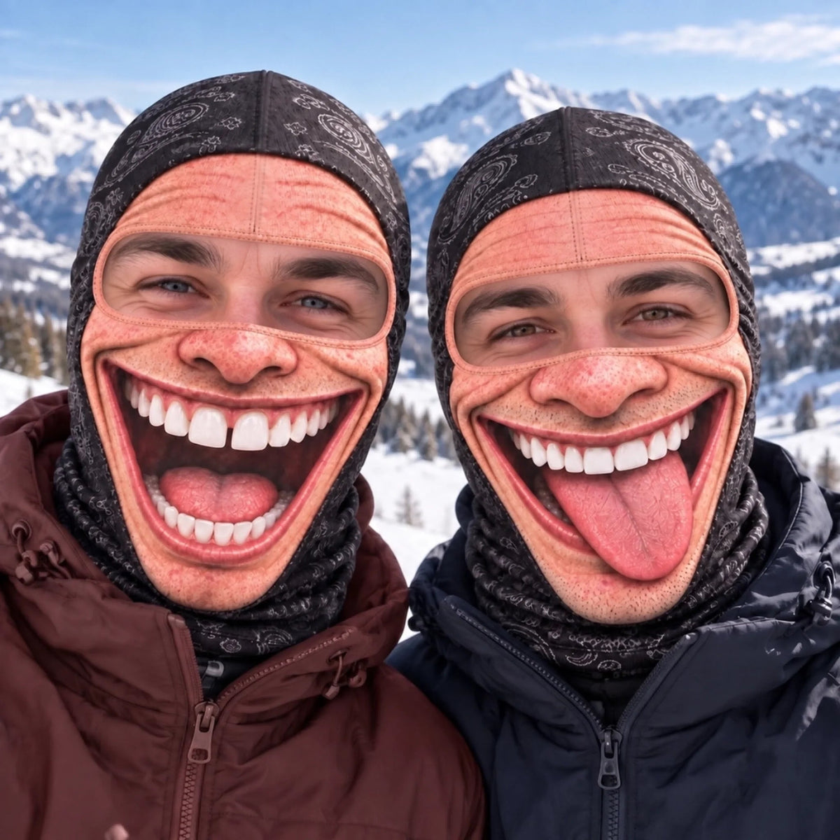 Custom Funny Ski Mask - Personalized Birthday Gifts For Ski Lovers - Powder To The People