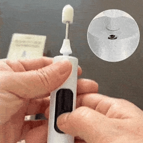 LED illumination around the nail grinder head