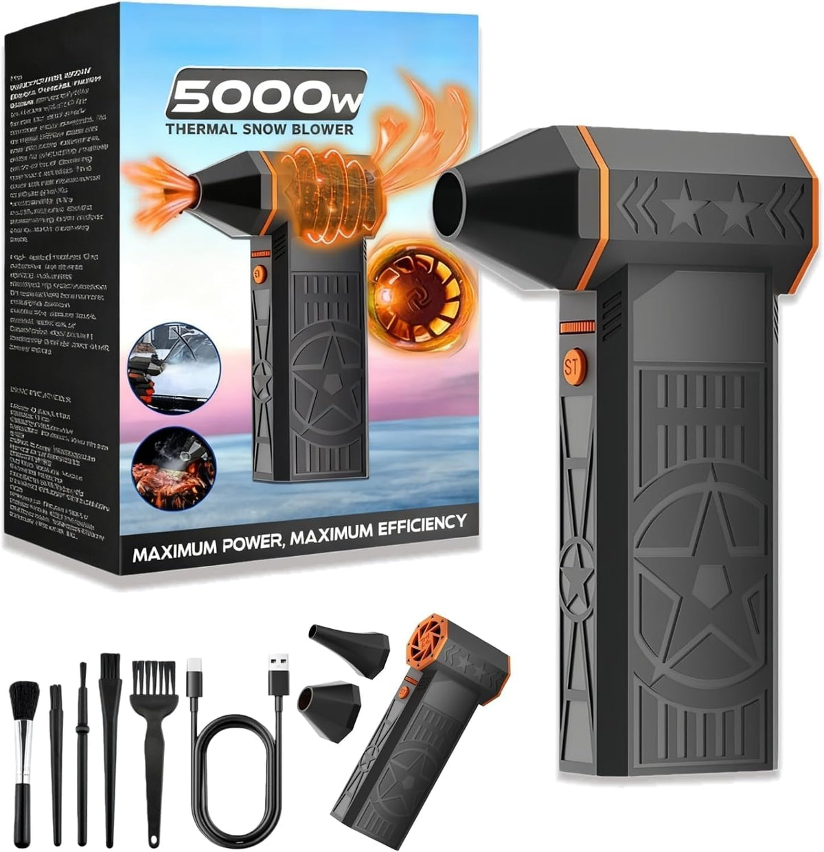Original Amazon listing — Brush kit and packaging