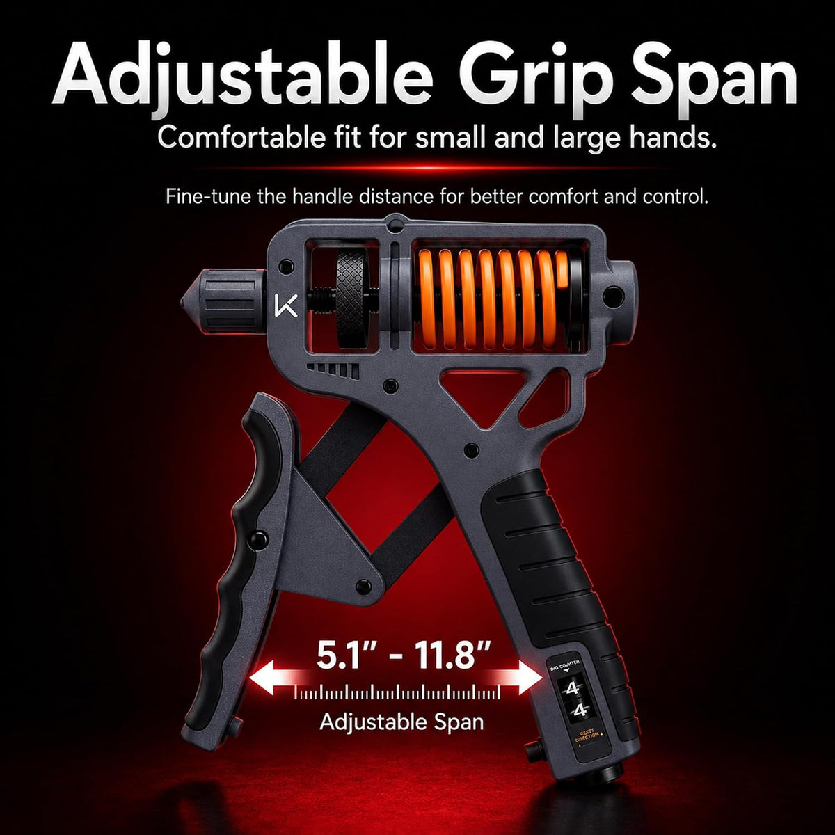Adjustable handle span