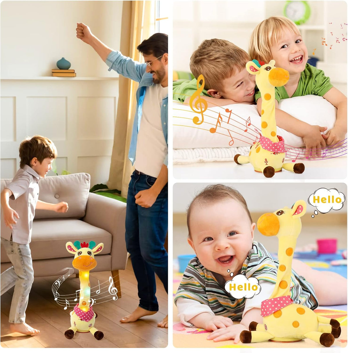 Musical Giraffe – Sings, Dances & Repeats What You Say! 🦒🎵🗣️