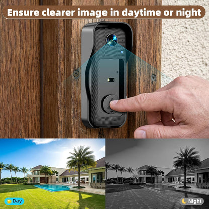 Automatic infrared night vision for visitors after dark