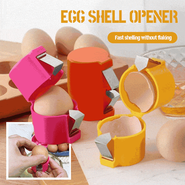 Stainless Steel Egg Opener – Crack, and Separate Easily🍳