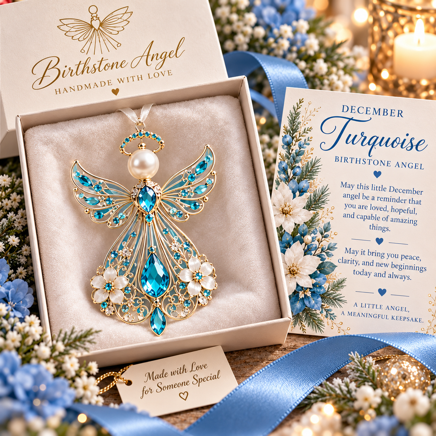Birth Month Guardian Angel December · Turquoise