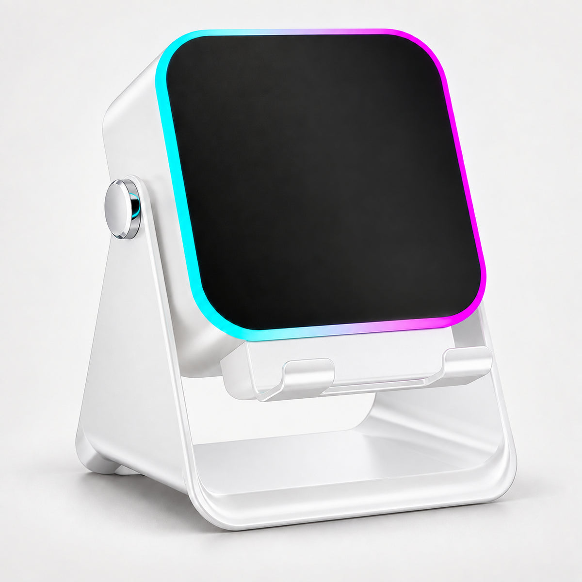 GlowDock Speaker Stand — White