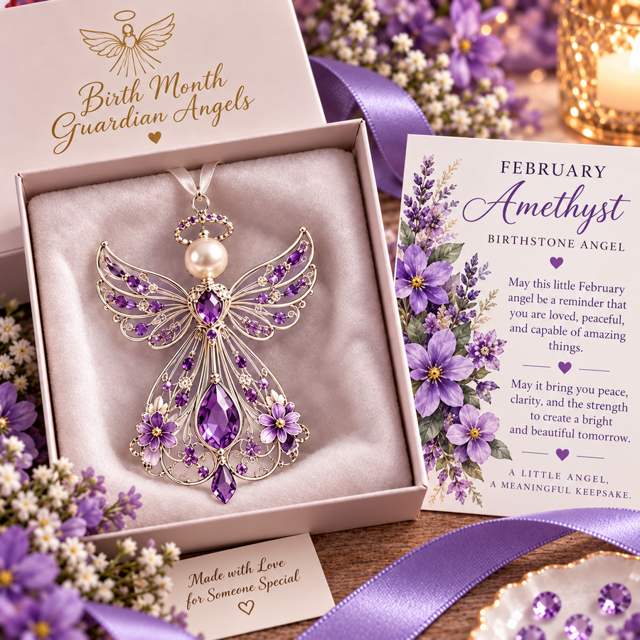 Birth Month Guardian Angel February · Amethyst