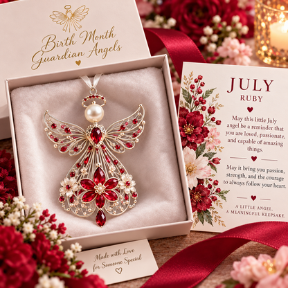 Birth Month Guardian Angel July · Ruby