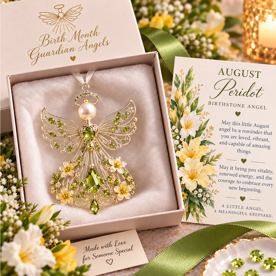 Birth Month Guardian Angel August · Peridot