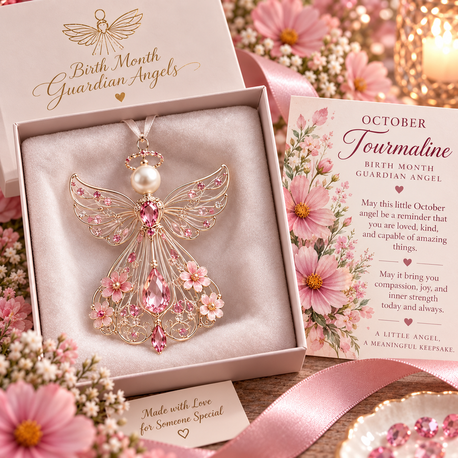 Birth Month Guardian Angel October · Tourmaline