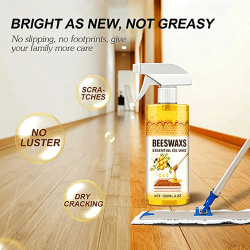 Beeswax wood care spray, 120 ml bottle