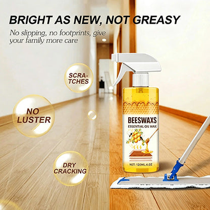 Beeswax wood care spray, 120 ml bottle