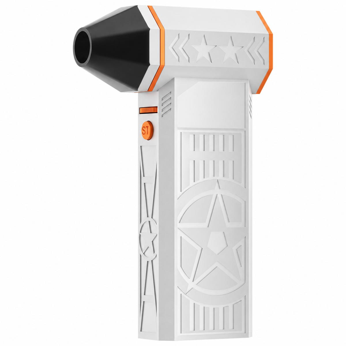 White cordless blower — AI color visualization of the same design