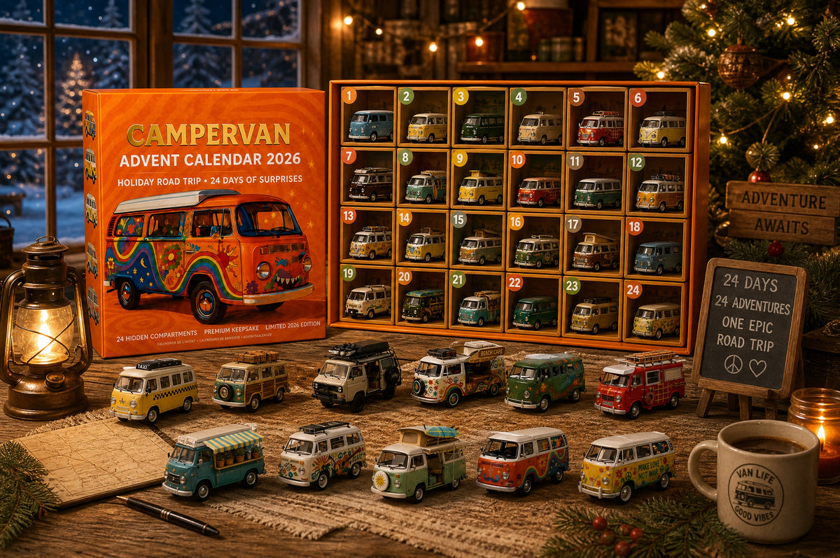 Campervan advent calendar daily surprises