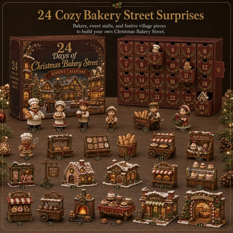 Bakery Street calendar and 24 themed decorative pieces