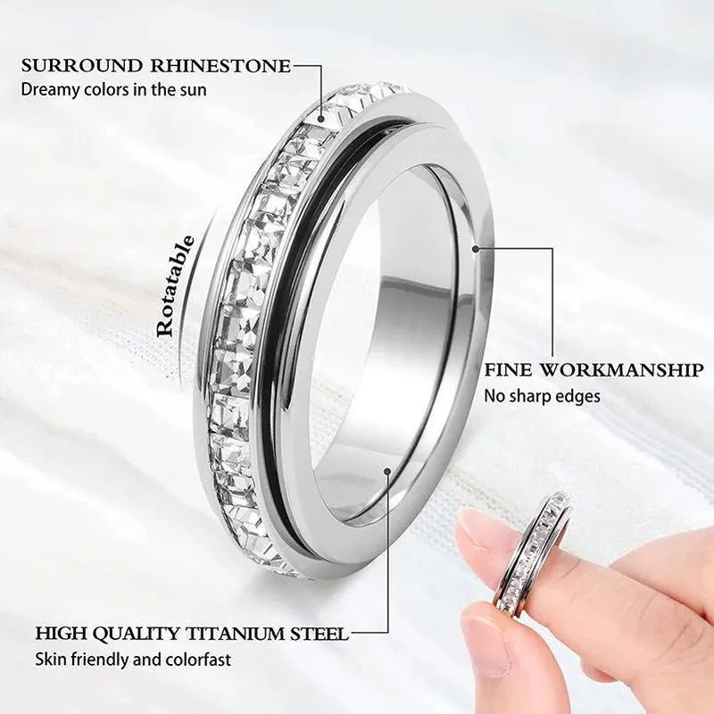 Rotating crystal ring — materials