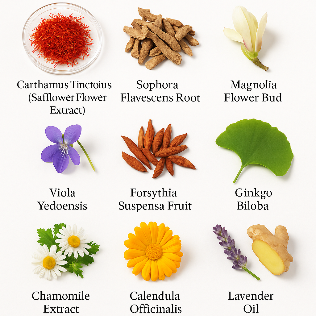 Botanical ingredient artwork