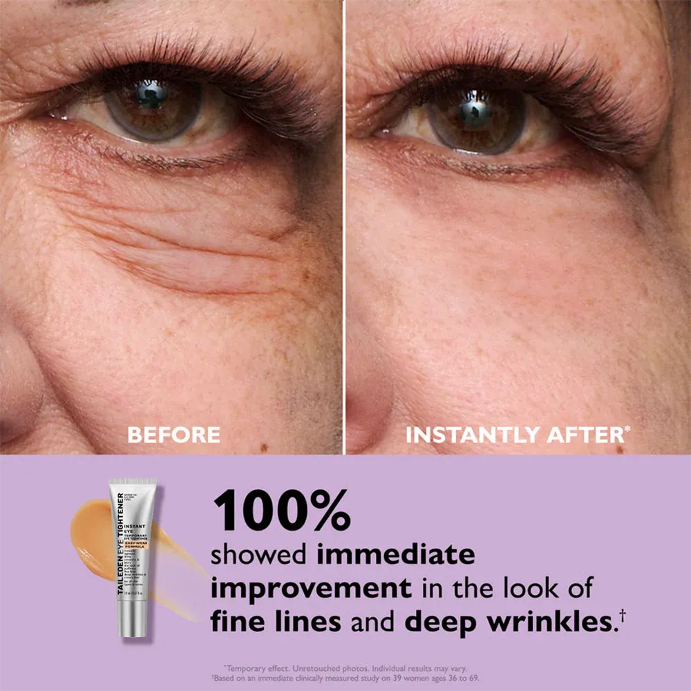 Original eye-area before-and-after artwork