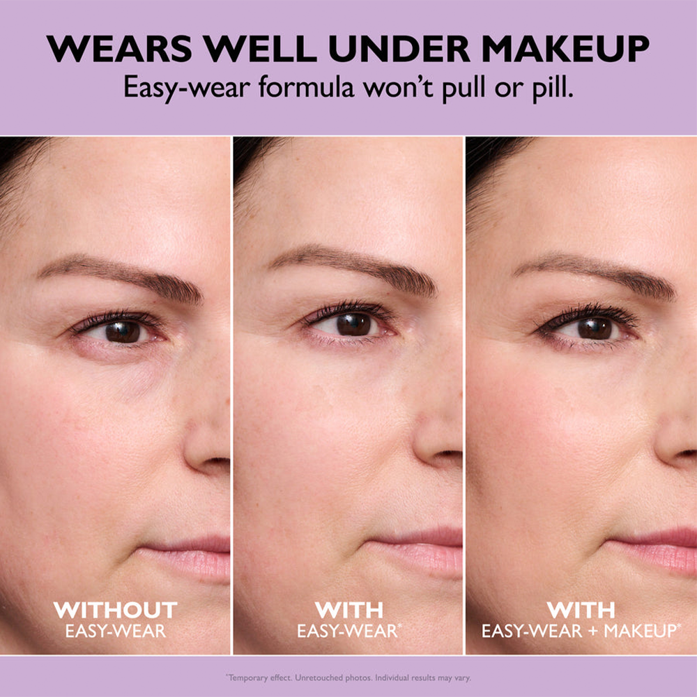 Primer application and makeup routine
