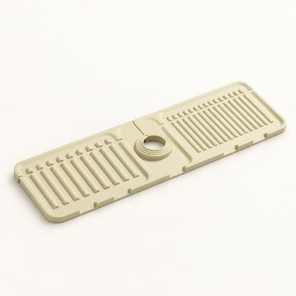 Faucet splash guard — Beige color