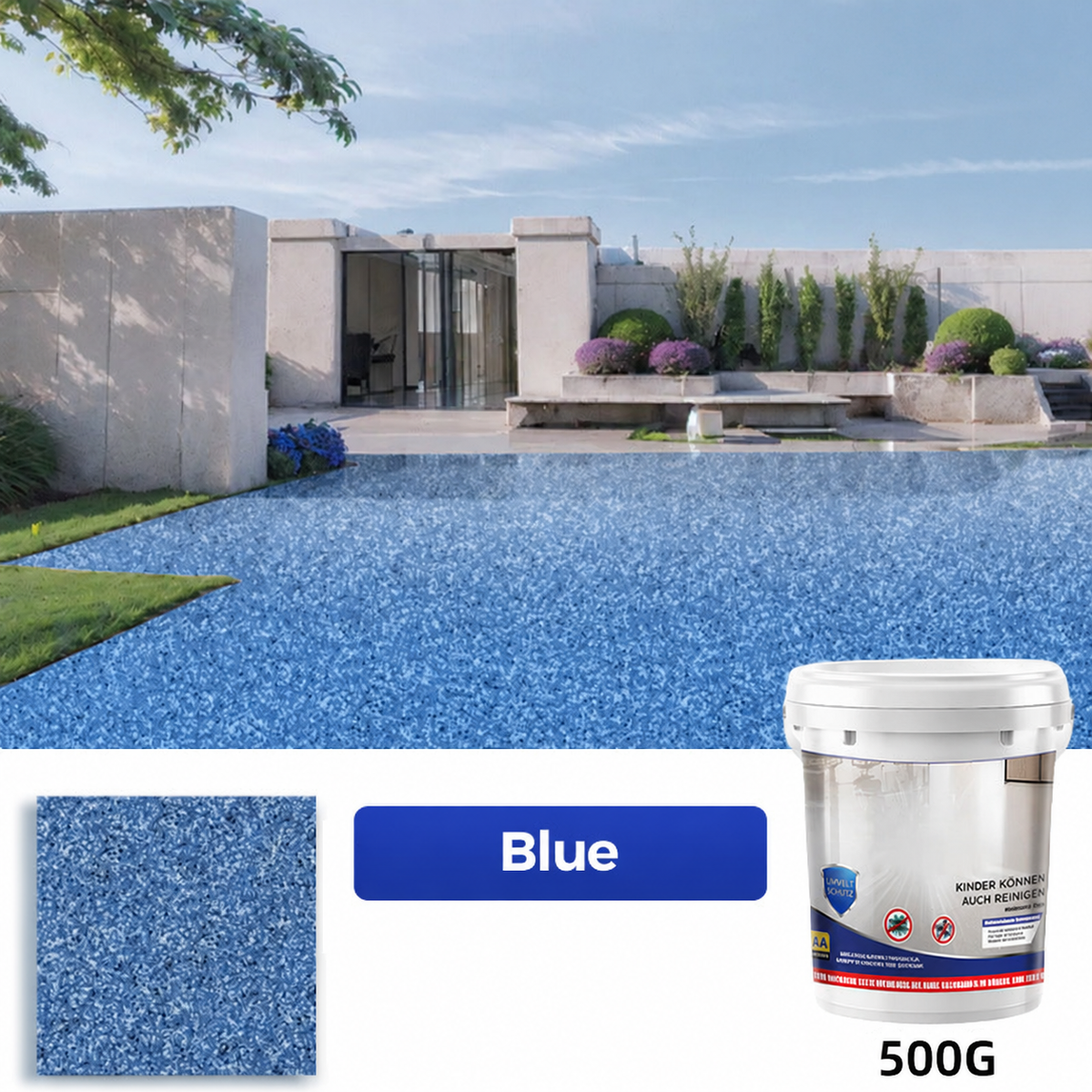 Floor coating — Blue — 500 g