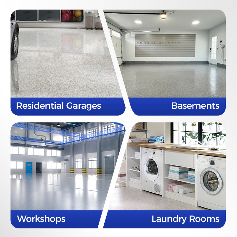 High-Gloss Marble Floor Coating — room ideas