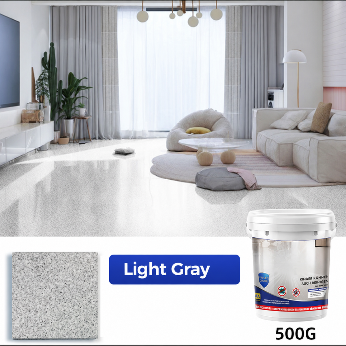 Floor coating — Light Gray — 500 g