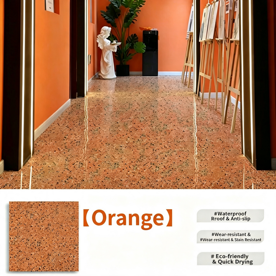 Floor coating — Orange — color reference