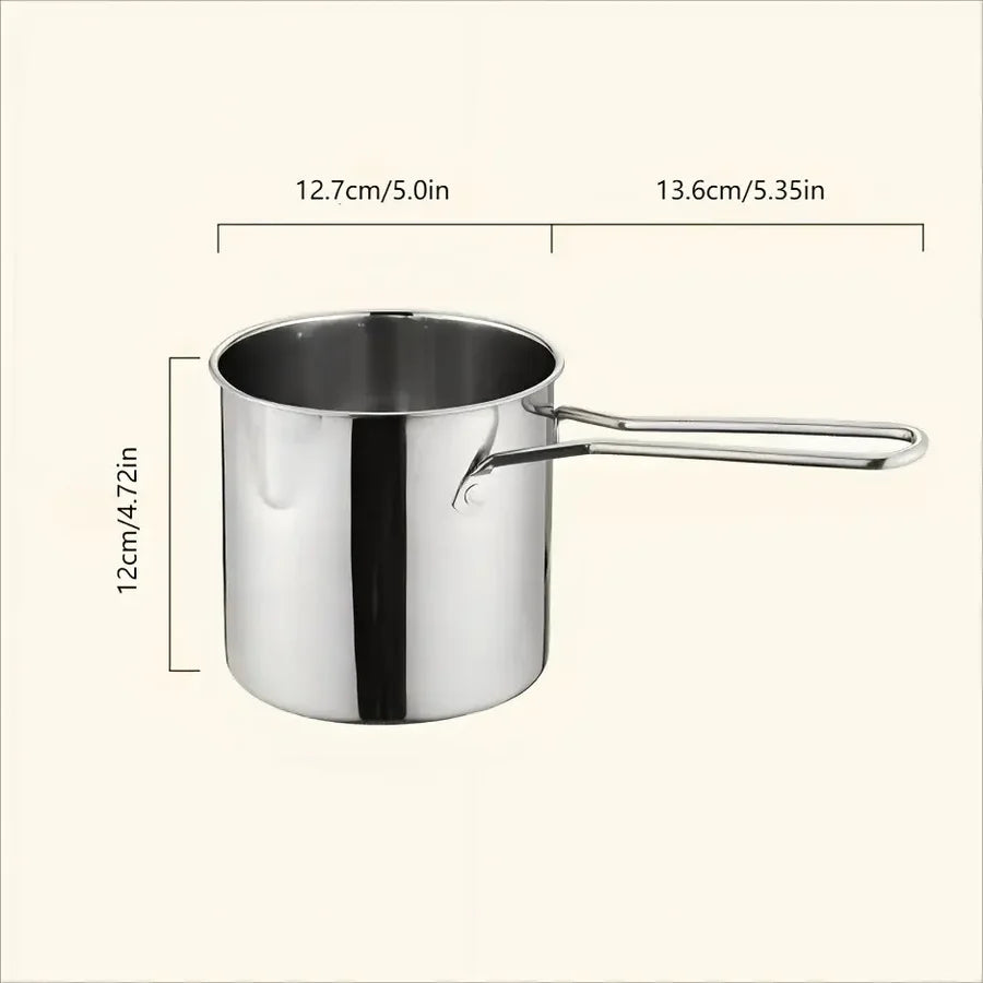 Stainless steel deep fryer set — product view 8