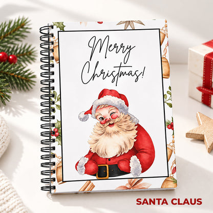 Santa Claus Christmas gift card book cover