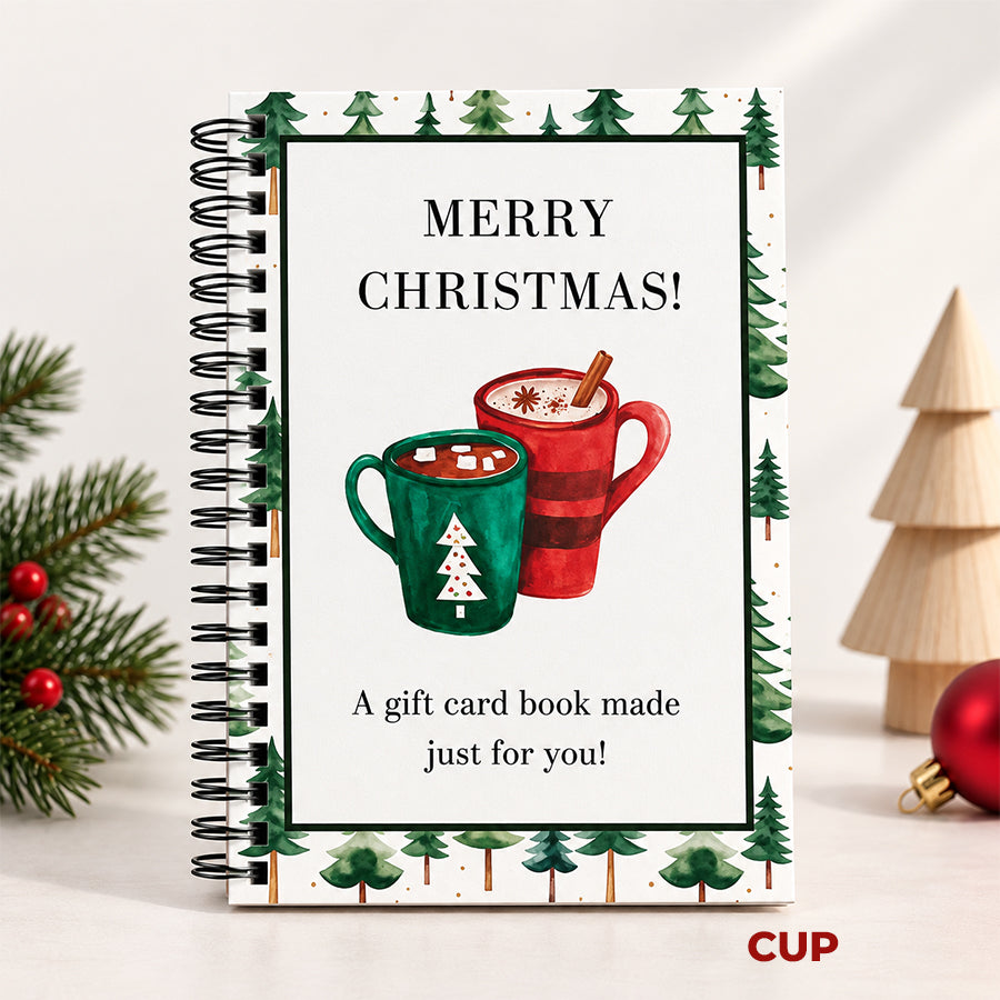 Christmas Cup Christmas gift card book cover