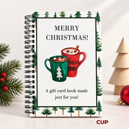Christmas Cup Christmas gift card book cover
