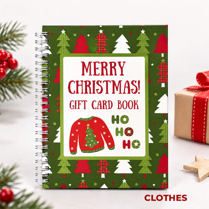 Christmas Clothes Christmas gift card book cover
