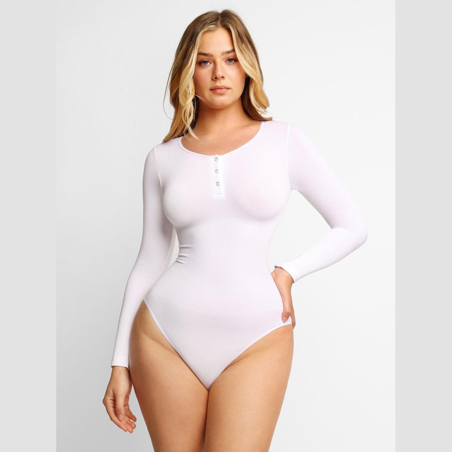 Modal Henley shaping bodysuit — product view 14