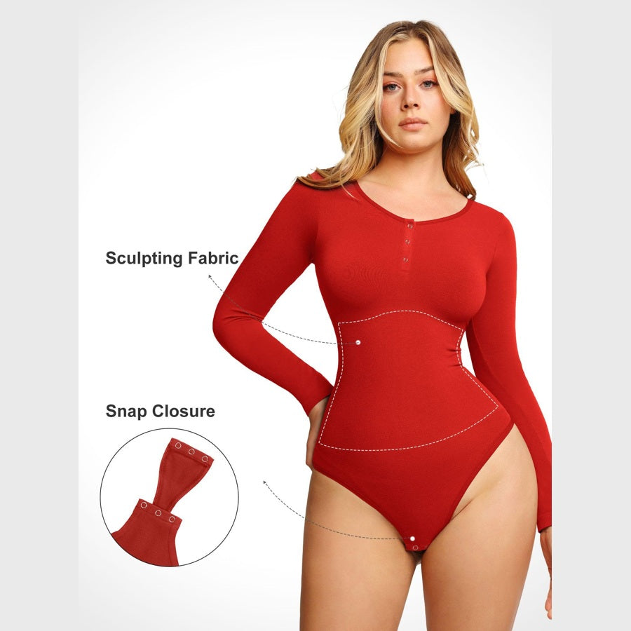 Modal Henley shaping bodysuit — product view 21
