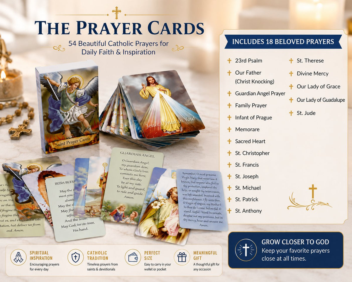 Holy Card Holder — 54 prayer card collection details