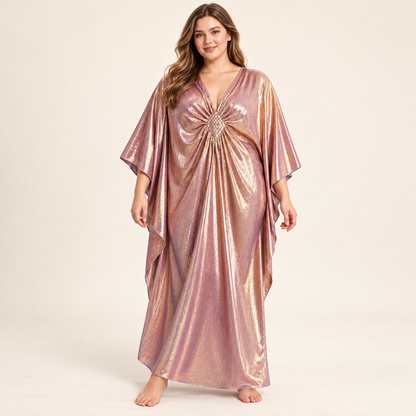 Aravelia shimmer kaftan relaxed