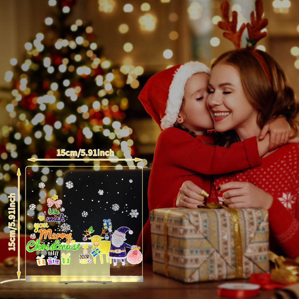 15 by 15cm acrylic LED drawing board