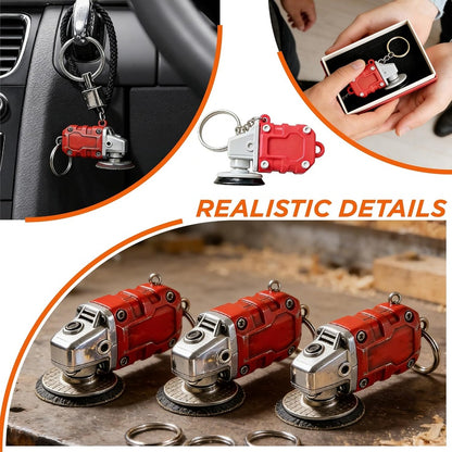 Mini grinder keychain on keys and as a small gift